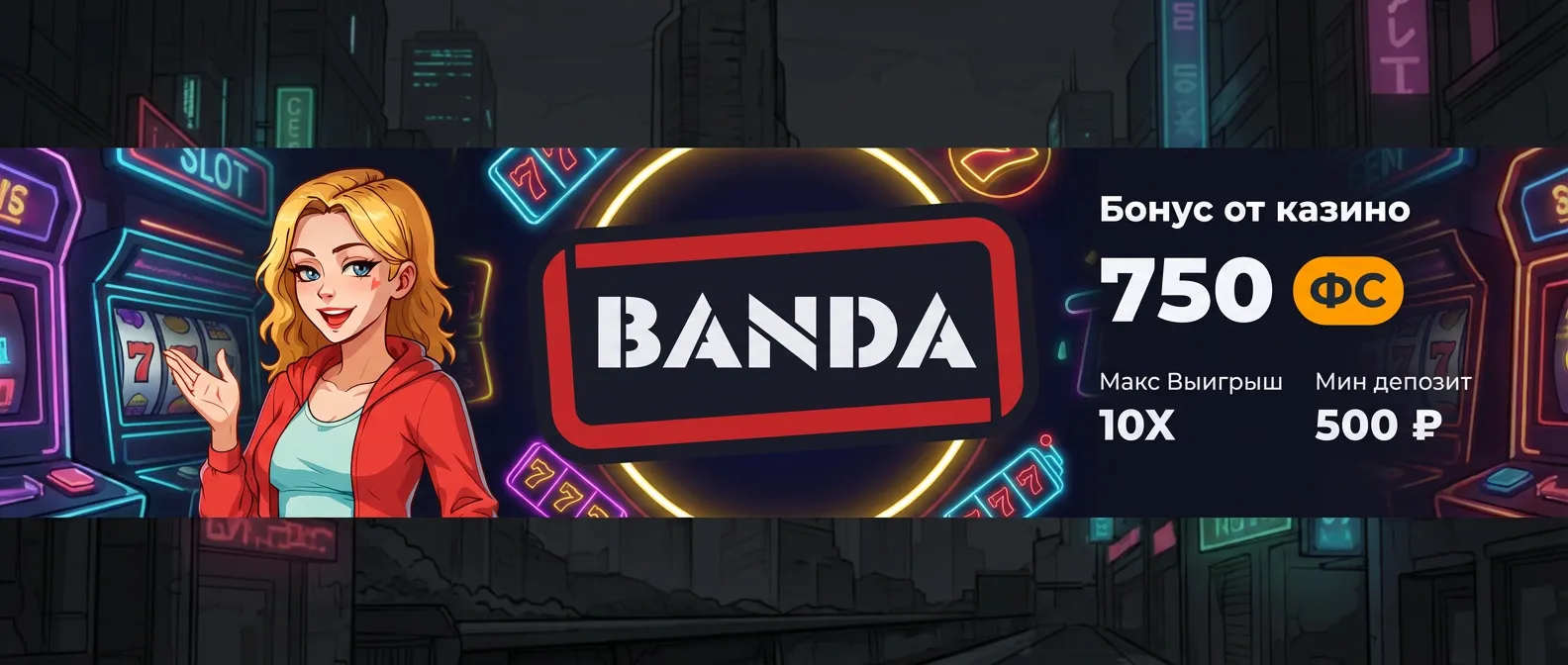 Banda казино баннер